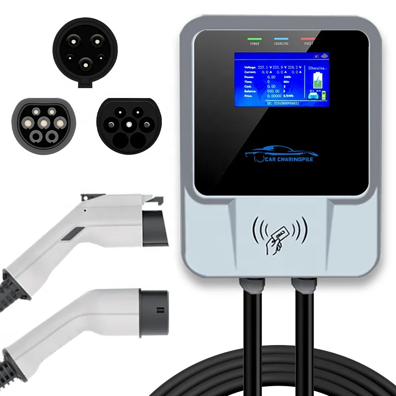 Ev Charger 22Kw Wallbox Type 2 - Type 2 SAE J1772 22KW 3