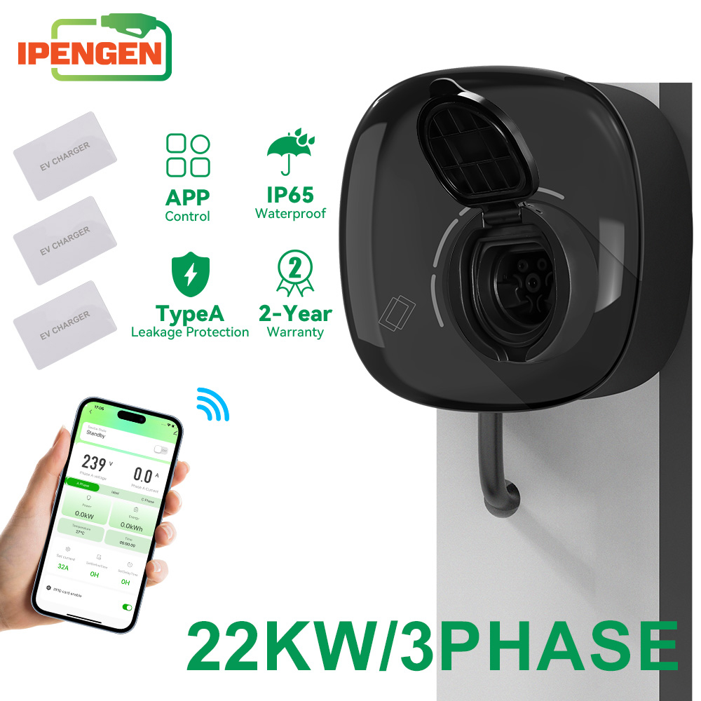 Ev Charging Socket Type 2 22Kw - IPENGEN 22KW Type2 EV Charger Socket