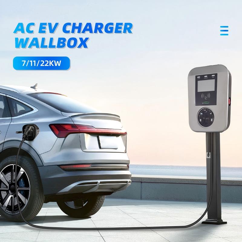 Ev Charging Socket Type 2 22Kw - CE TUV Smart 7KW 11KW 22KW
