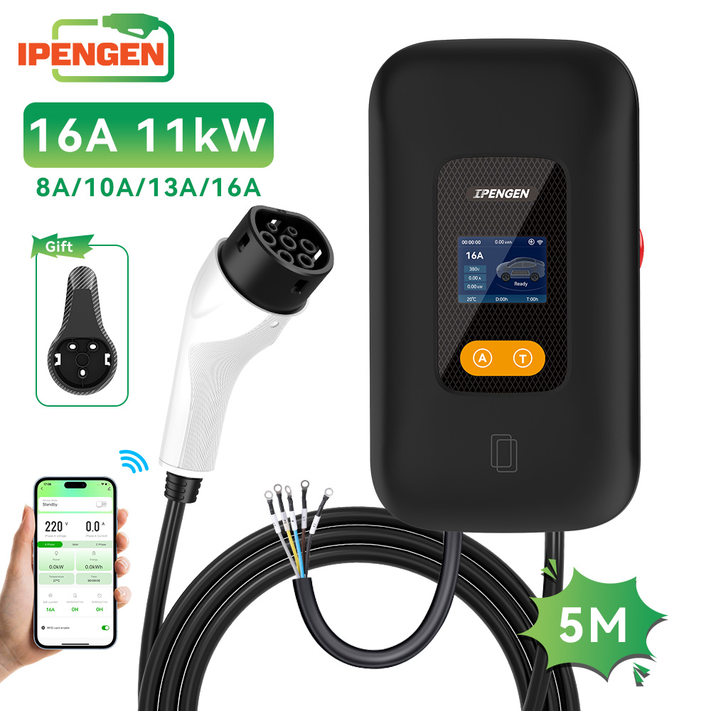 Evse Charging Station Rfid - IPENGEN 11KW EV Charging Wallbox Type2