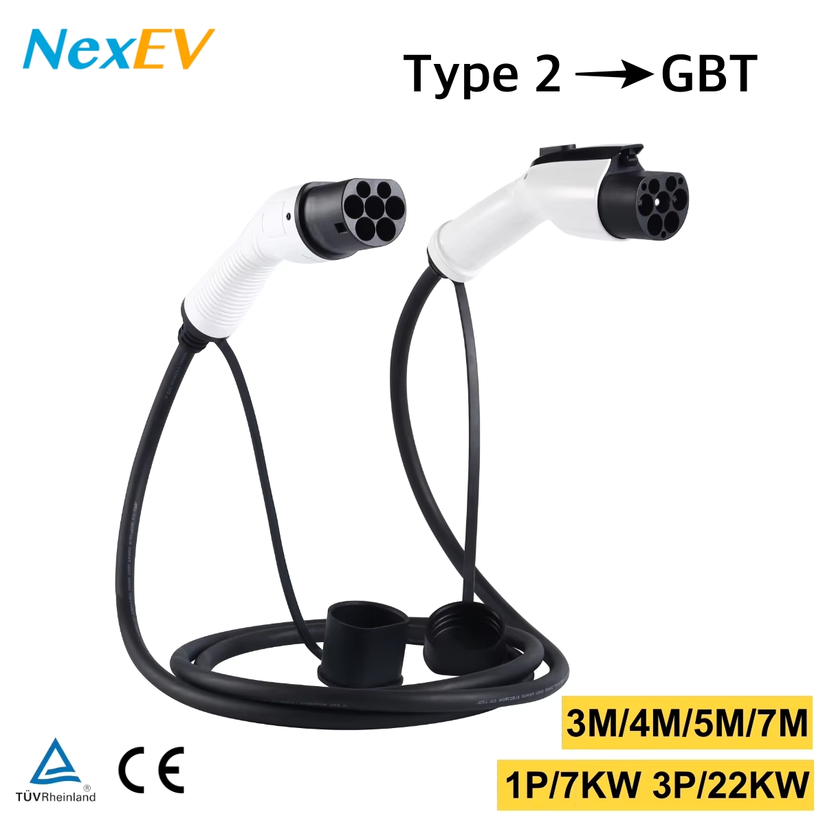 NexEV Type2 to GBT EV Charging - Ev Charging Socket Type 2 22Kw recension och pris