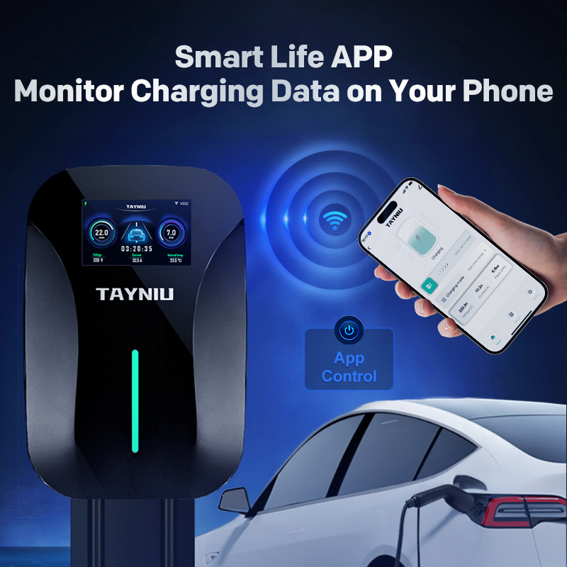 TAYNIU 7KW EV Charger with APP - Ev Charger 7Kw Single Phase recension och pris