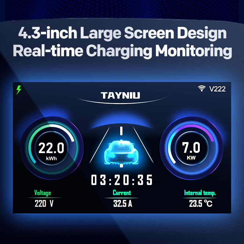 TAYNIU 7KW EV Charger with APP - Ev Charger 7Kw Single Phase recension och pris