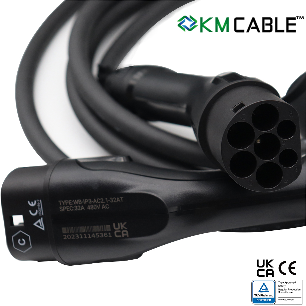 Wholesale 22kW 32A Type 2 to T - Ev Charging Cable Type 2 32A recension och pris