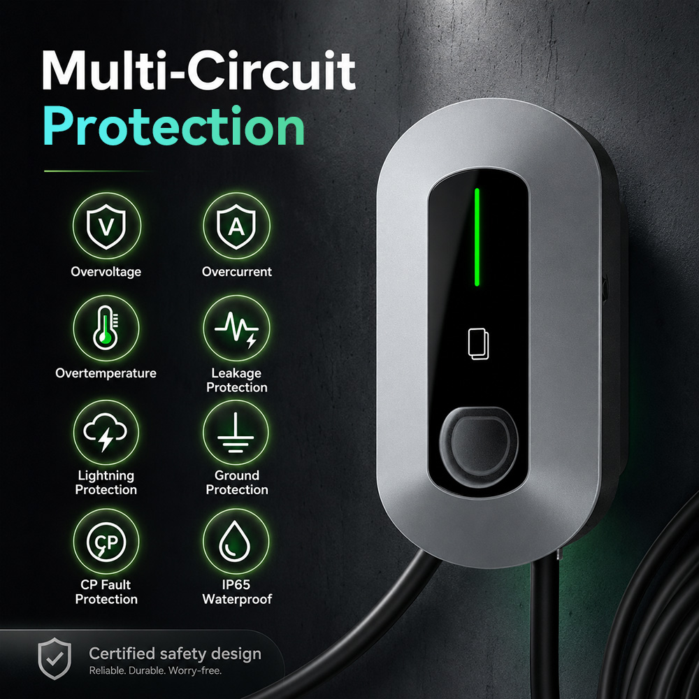 IPENGEN 7KW 32A EV Charger Sta - Evse Charging Station Rfid recension och pris