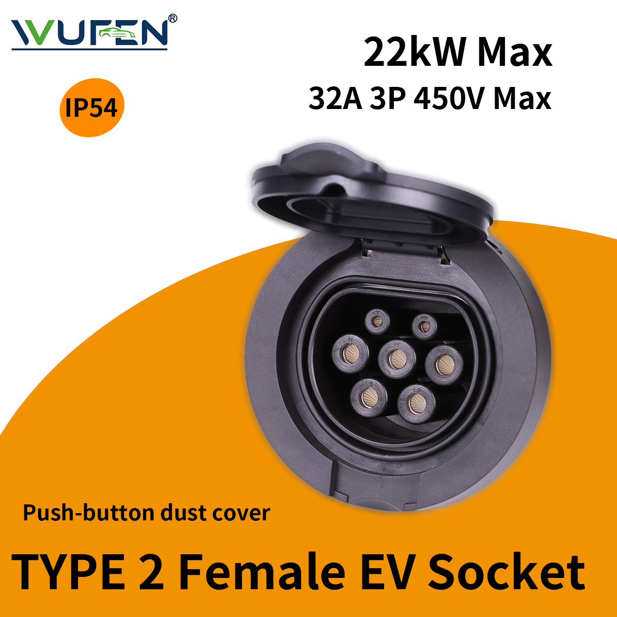 WUFEN EV Charger Socket Instal - Ev Charger 11Kw Three Phase recension och pris