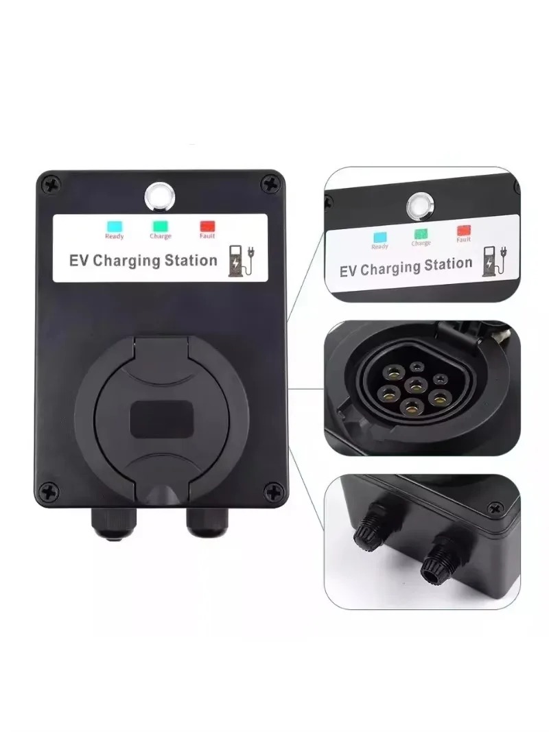 EV Charger Plastic Enclosure W - Ev Charging Socket Type 2 22Kw recension och pris
