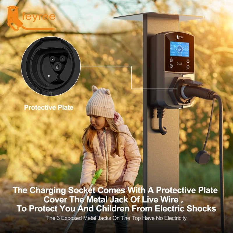 Feyree 22KW EV Charger Type2 S - Ev Charging Socket Type 2 22Kw recension och pris
