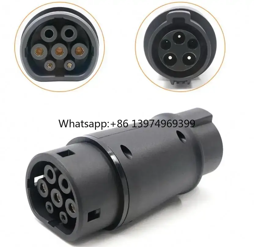 16A 32A EVSE Adaptor Electric  - Ev Charger Adapter Type 2 To Type 1 recension och pris