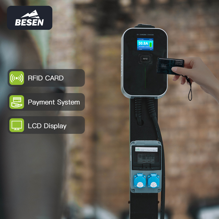 BESEN Wholesale EV Wall-mounte - Evse Charging Station Rfid recension och pris
