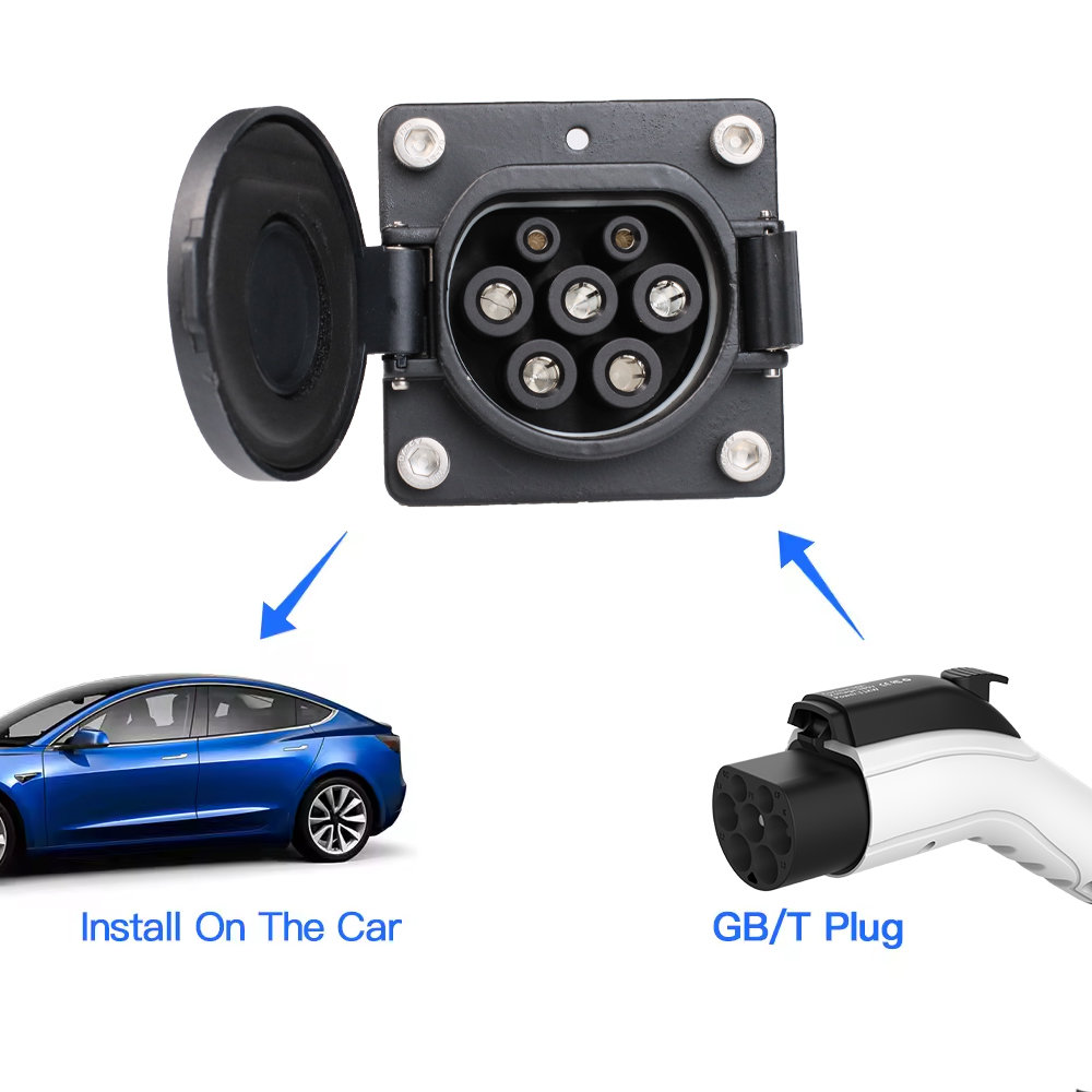 EV Car GBT Socket 16A 32A 7KW  - Ev Charger 11Kw Three Phase recension och pris