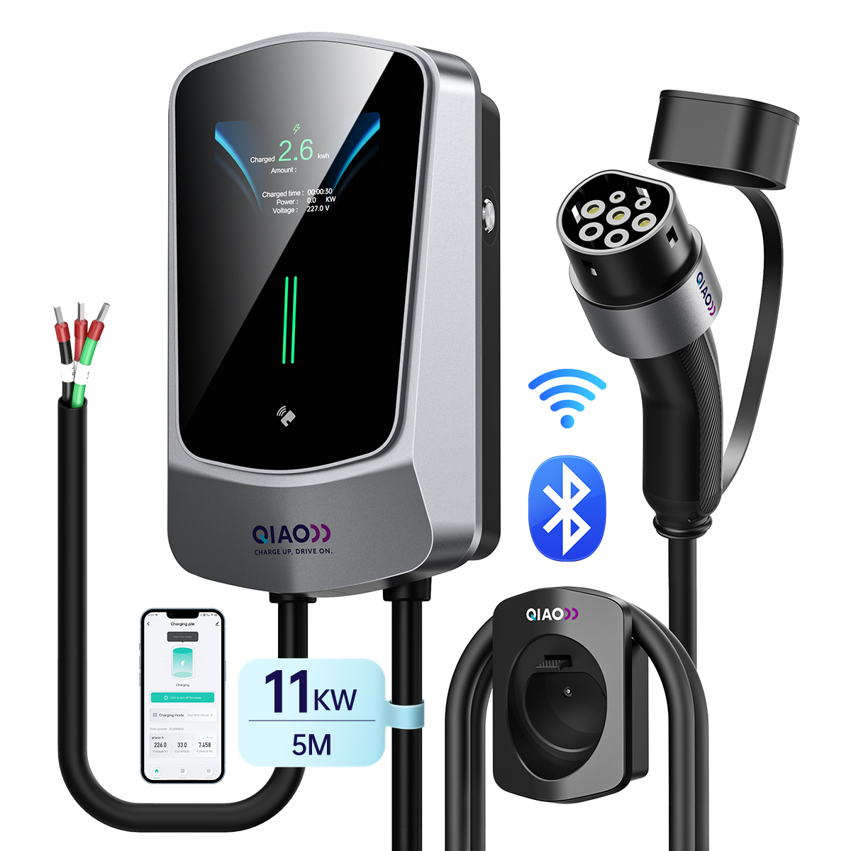 32A EV Charging Station 22KW 3 - Ev Charger 11Kw Three Phase recension och pris