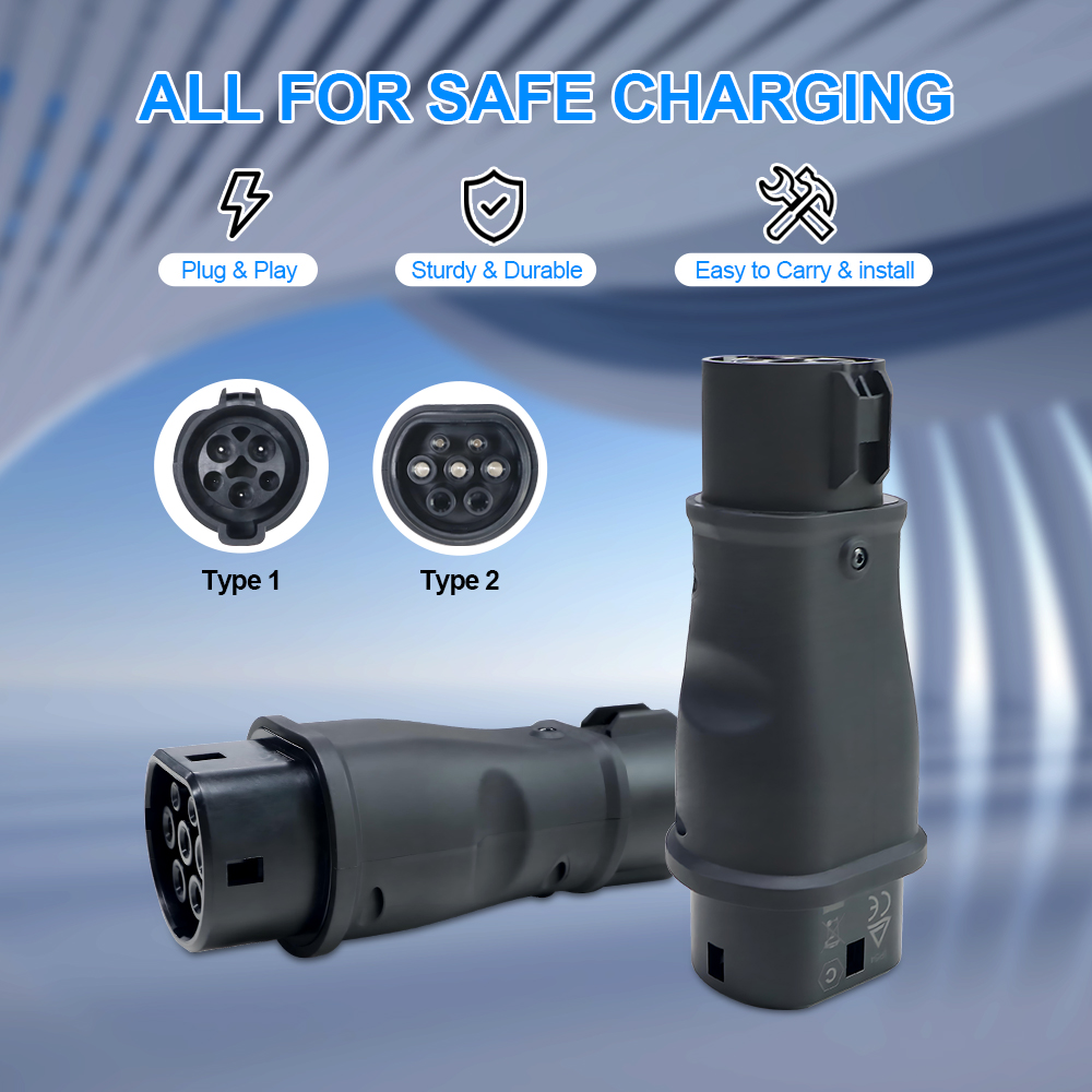Kolanky Type1 to Type2 EV Char - Ev Charger Adapter Type 2 To Type 1 recension och pris