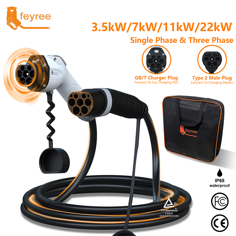Feyree EV Charging Cable Type2 - Ev Charging Socket Type 2 22Kw recension och pris