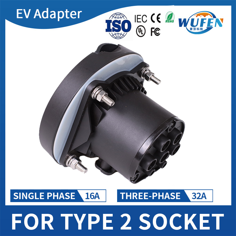 WUFEN Type 2 Female Socket Con - Ev Charging Socket Type 2 22Kw recension och pris