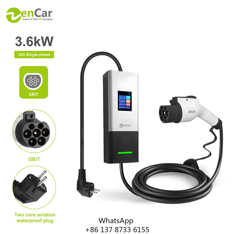 Zencar 16A Portable EV Charger - Portable Ev Charger 16A Adjustable recension och pris