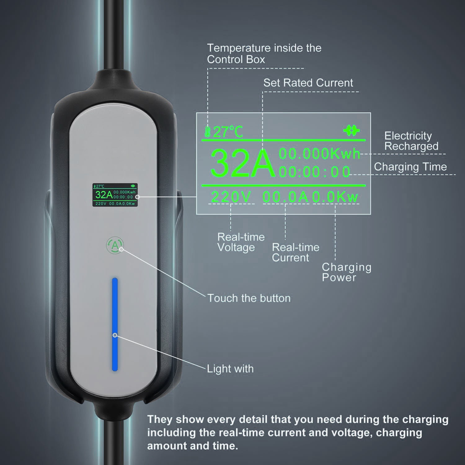 7kw Single Phase Level2 Portab - Ev Charger 7Kw Single Phase recension och pris