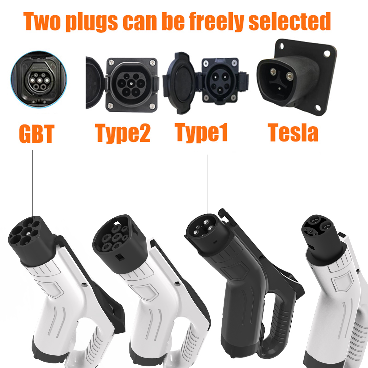 WUFEN EVSE Wallbox EV Car Char - Ev Charging Cable Type 2 32A recension och pris