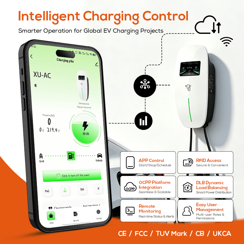Lifl 7kW 11kW 22kW Wallbox EV  - Ev Charger 22Kw Wallbox Type 2 recension och pris